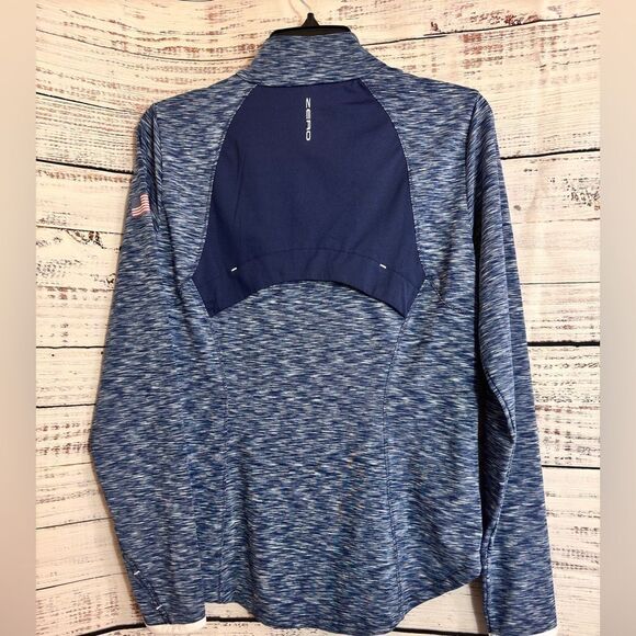 Zero Restriction Navy Presidents Cup Shae Quarter Zip Top womens Sz M Golf - Picture 5 of 13